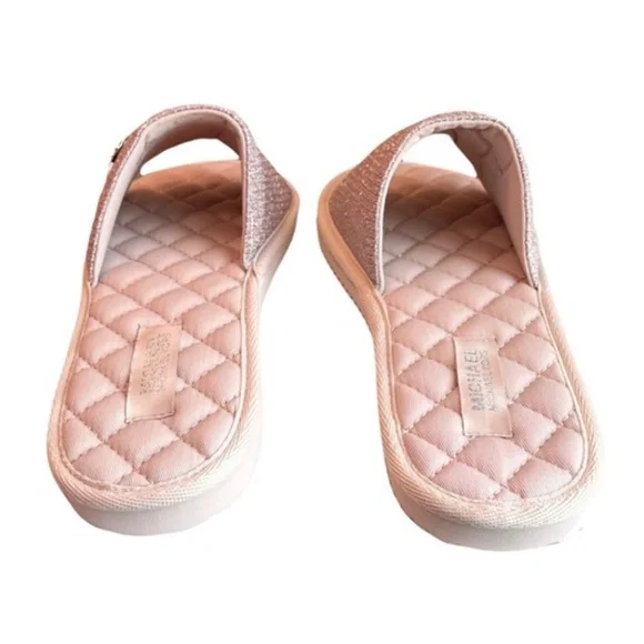 Michael Kors Womens Janis Pink Slides Size 10 Sandals‎